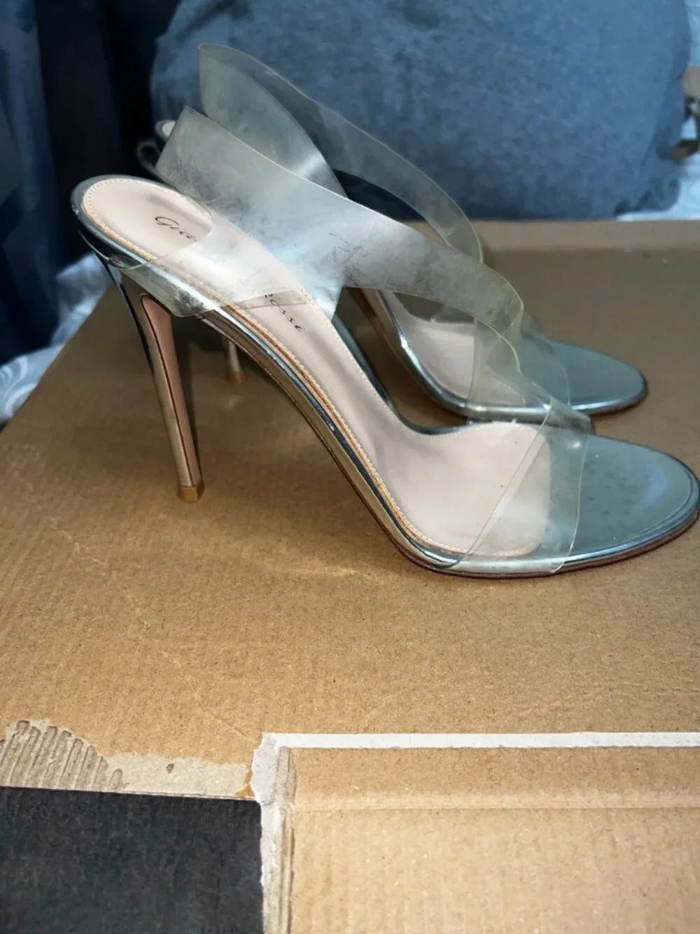 Milan Red  GIANVITO ROSSI Heels - Picture 2 of 5